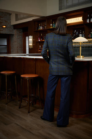 Amarante Jacket - Double breasted tartan jacket