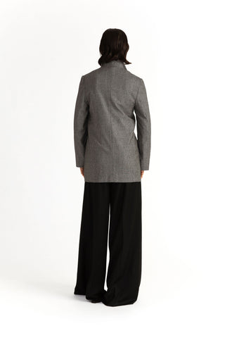 Avesta Jacket - Straight cut jacket in grey