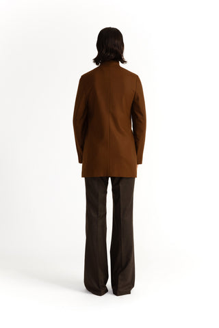 Avesta Jacket - Straight cut jacket in brown