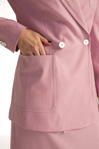 Nora Jacket - Casual jacket in powder pink