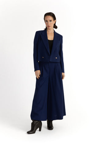 Solna Jacket - Cropped jacket in navy blue