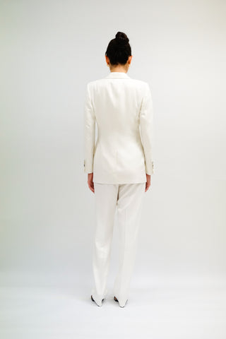 Amora Jacket & Umea Trousers in White