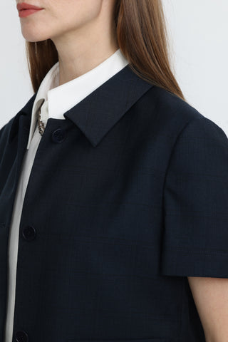 Wagga Wagga Jacket - Short sleeve jacket in dark navy