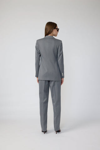 Sneek Jacket & Ede Trousers in Grey Twill
