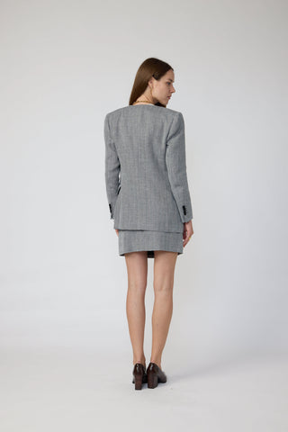 Lelystad Jacket & Arnhem Skirt in Herringbone