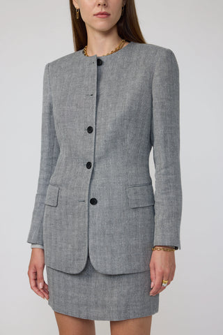 Lelystad Jacket & Arnhem Skirt in Herringbone