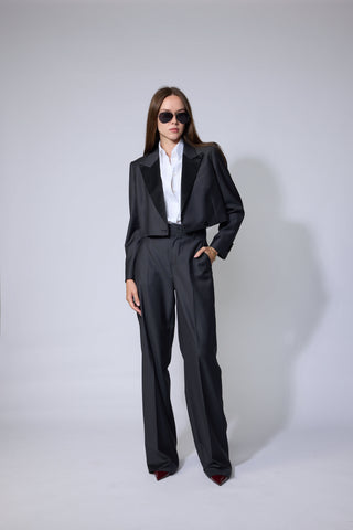 Tiel Jacket & Blackpool Trousers in Charcoal Grey