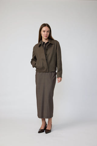 Almere Jacket - Bomber jacket in khaki green