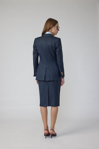 Amora Jacket & Piacenza Skirt in Navy