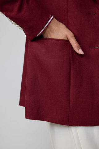 Sion Jacket  Limited edition -  Hourglass fit Jacket in red