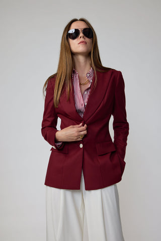 Sion Jacket  Limited edition -  Hourglass fit Jacket in red