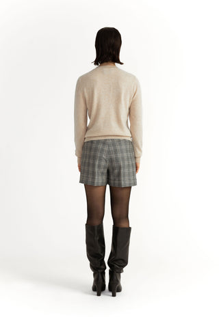 Linkoping Sweater - Knit sweater in bisque