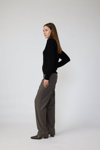 Linkoping Sweater - Knit sweater in black