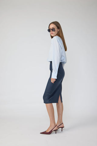 Piacenza Skirt - Pencil skirt in navy
