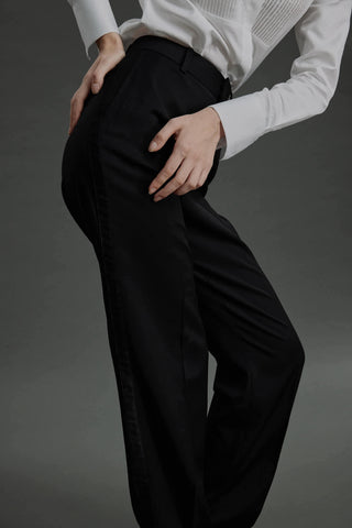 Elvas - Limited Edition Trousers - Narrow leg trousers in black