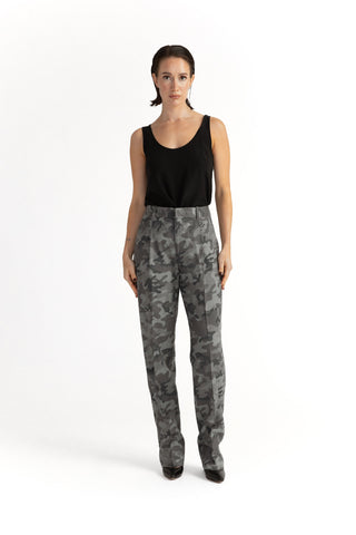 Umea Trousers - Tapered trousers in grey