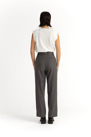 Manchester Trousers - Straight-leg trousers in grey