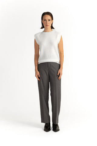 Manchester Trousers - Straight-leg trousers in grey