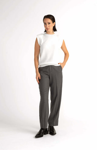 Manchester Trousers - Straight-leg trousers in grey