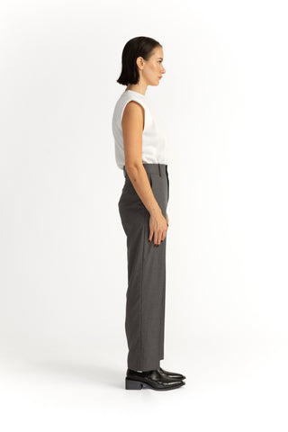 Manchester Trousers - Straight-leg trousers in grey