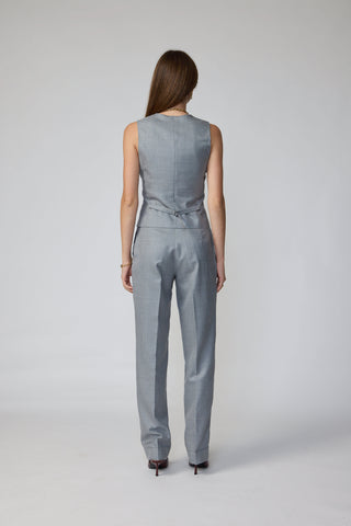 Amarante Jacket & Workhum Trousers in Silver Grey
