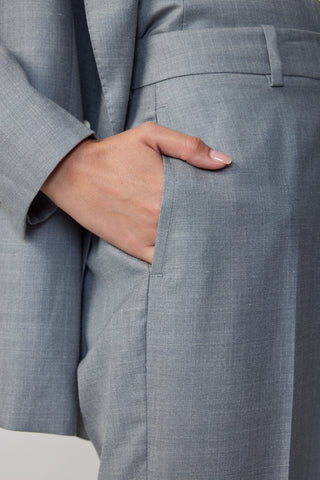 Amarante Jacket & Workhum Trousers in Silver Grey