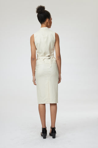 Ferrara Waistcoat - Classic waistcoat in off-white