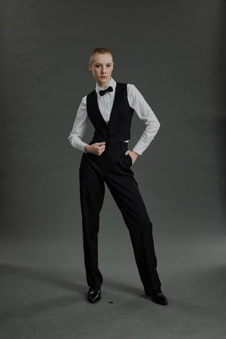 Canico - Limited Edition Waistcoat - Short waistcoat in black