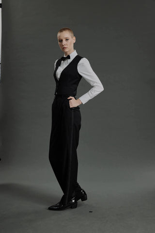 Canico - Limited Edition Waistcoat - Short waistcoat in black