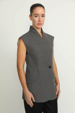 Liestal Waistcoat - Liestal Sleeveless Birdseye Waistcoat