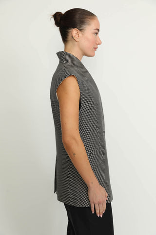 Liestal Waistcoat - Liestal Sleeveless Birdseye Waistcoat