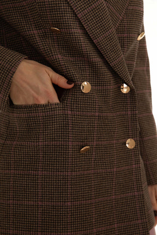 Bristol Jacket - Double-breasted jacket in brown