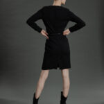 Esmoriz Dress – Mini day dress in black20093