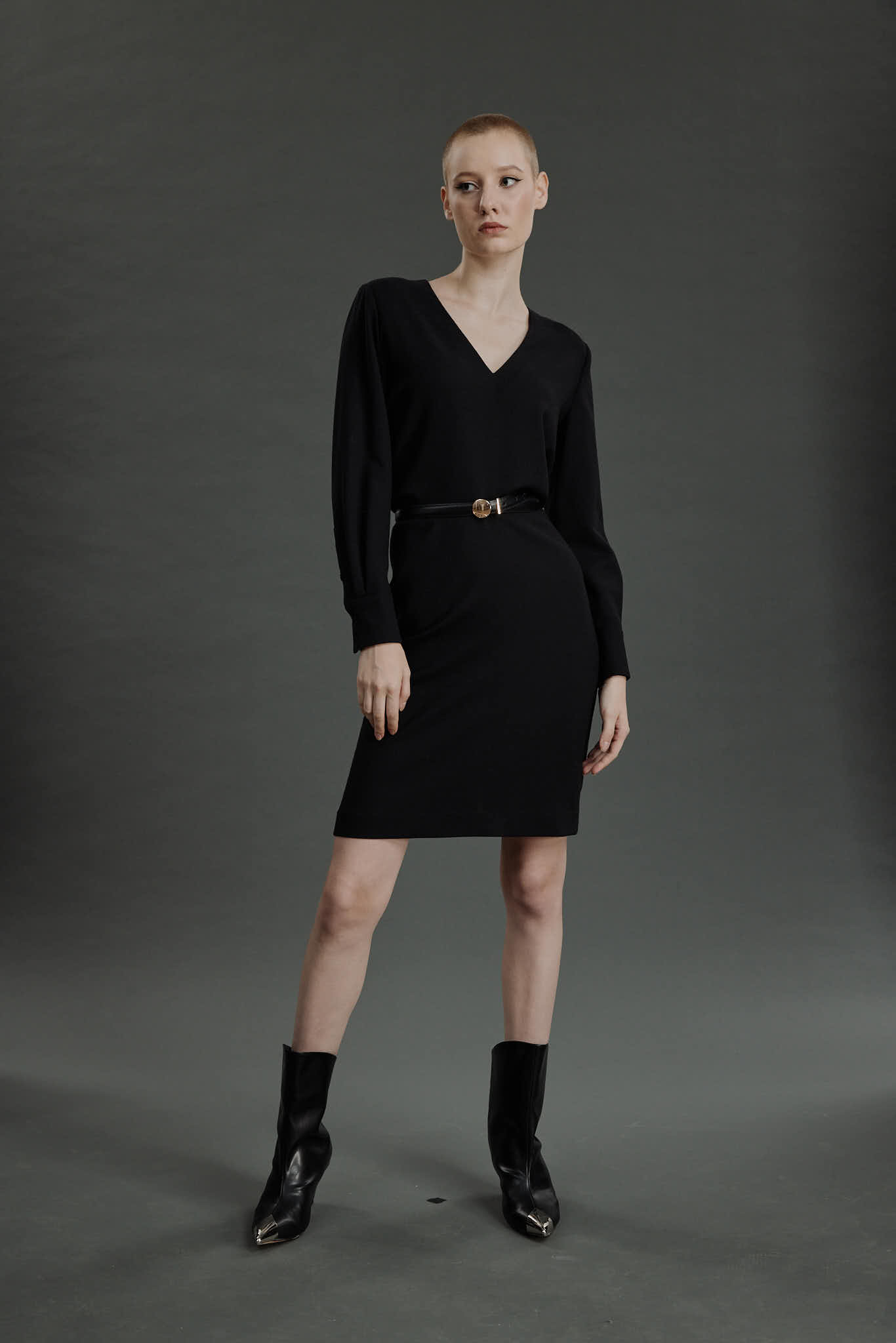 Esmoriz Dress – Mini day dress in black0