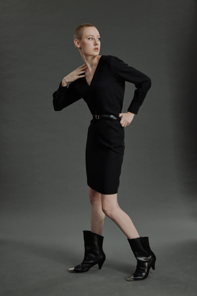 Esmoriz Dress – Mini day dress in black20091