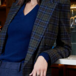 Amarante Jacket – Double breasted tartan jacket25233