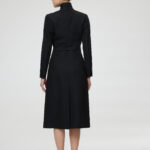 Palermo Coat – Double breasted long suit jacket in black25043