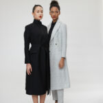 Palermo Coat – Double breasted long suit jacket in black25046
