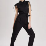 Margate Jumpsuit –  Sleeveless jumpsuit in black wool24947