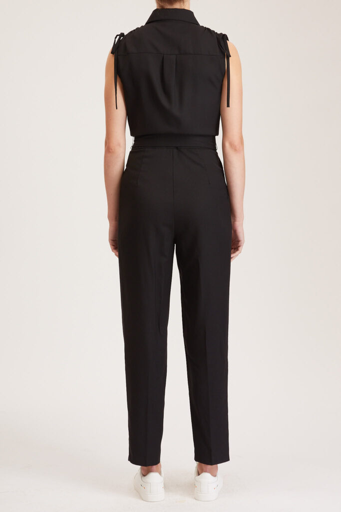 Margate Jumpsuit –  Sleeveless jumpsuit in black wool24951