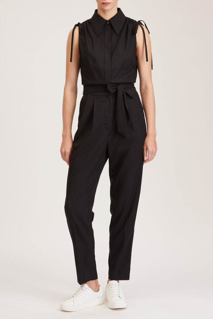 Margate Jumpsuit –  Sleeveless jumpsuit in black wool24950