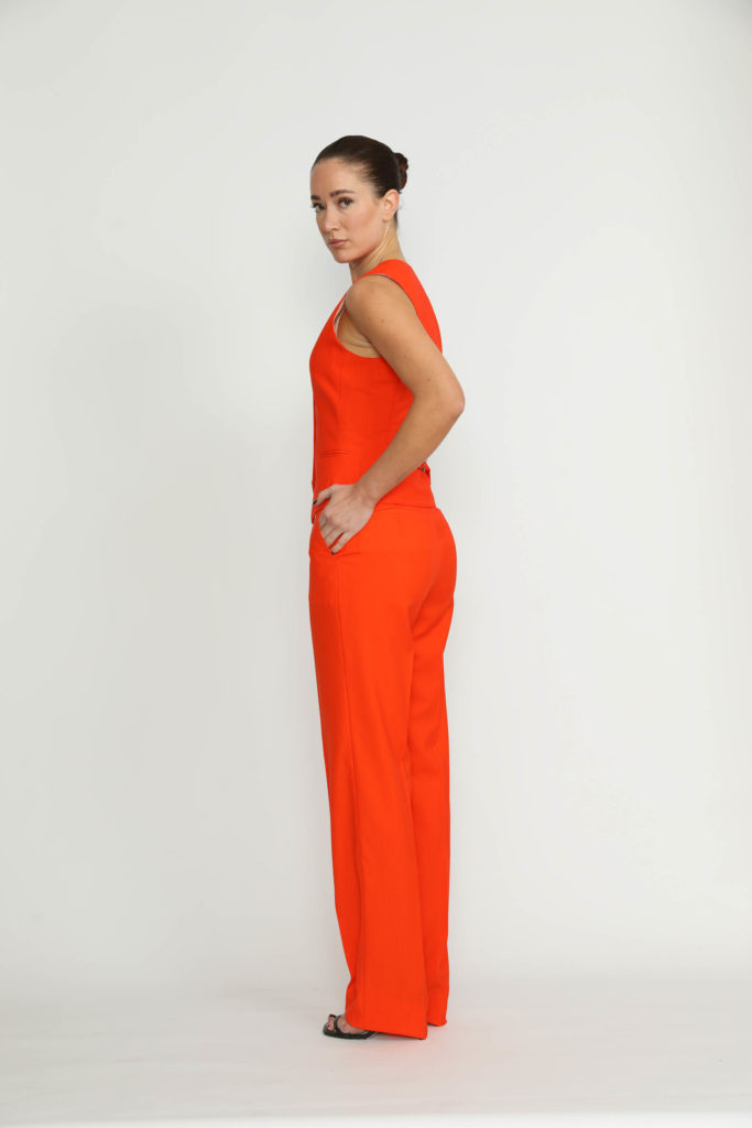 Maia Waistcoat – Maia Sweet Orange Fitted Waistcoat27440