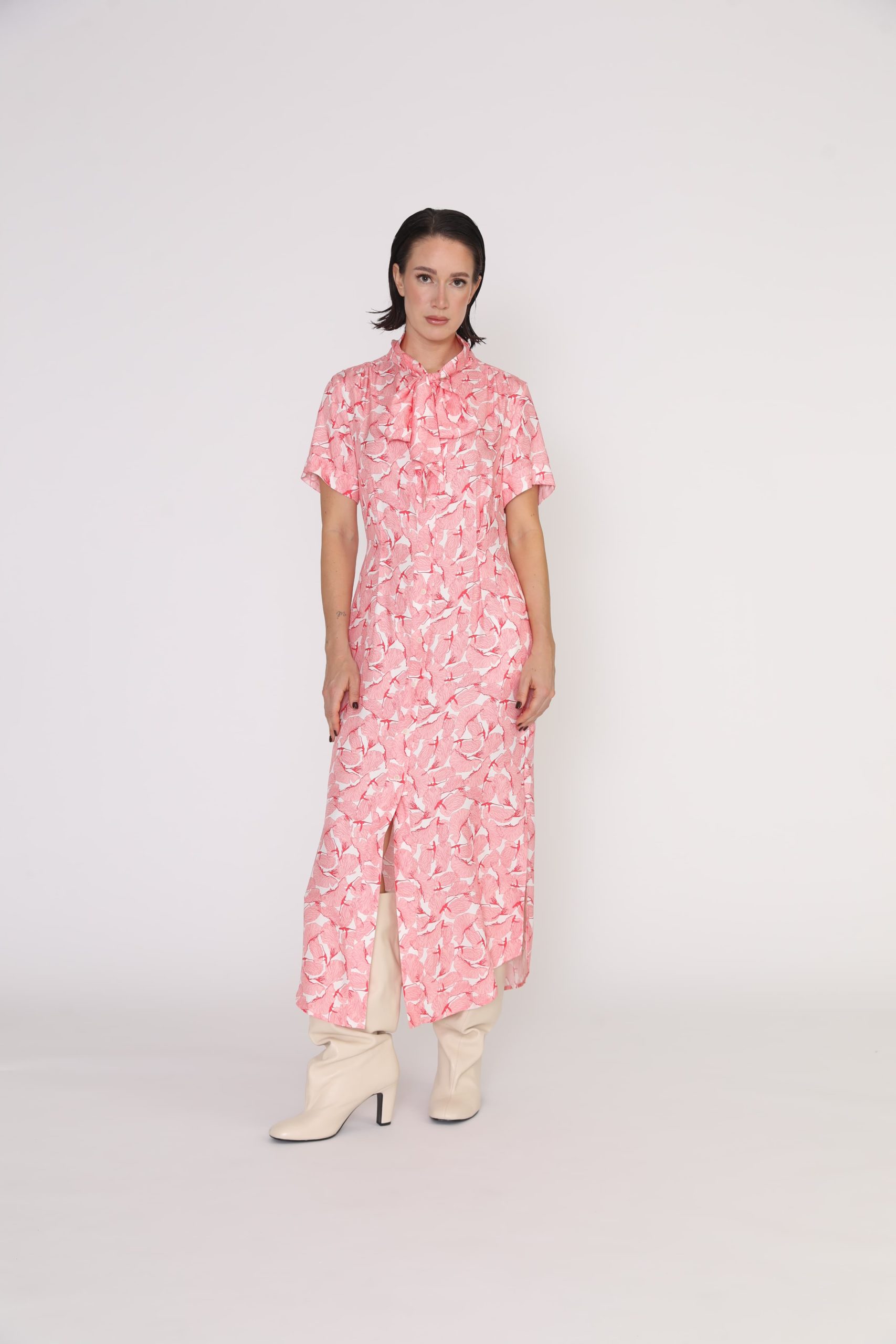 Port Dress – Port Relaxed Maxi Shirt Print Dress