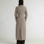 Agueda Coat – Midi-length coat in check28353