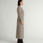 Agueda Coat – Midi-length coat in check28357