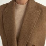 Flen Coat – Straight cut sleeveless coat in camel28366