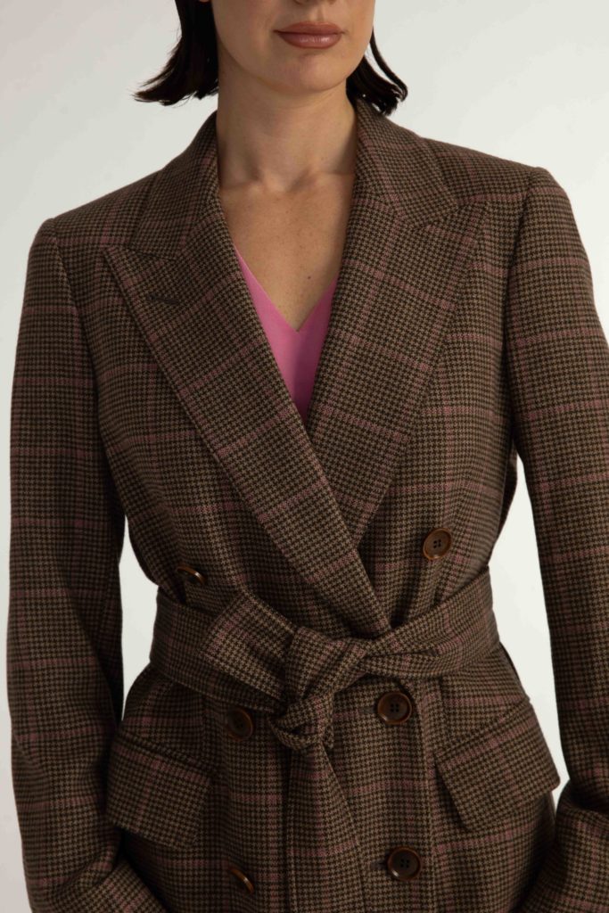 Stockholm Coat – Straight-cut long coat in brown28348