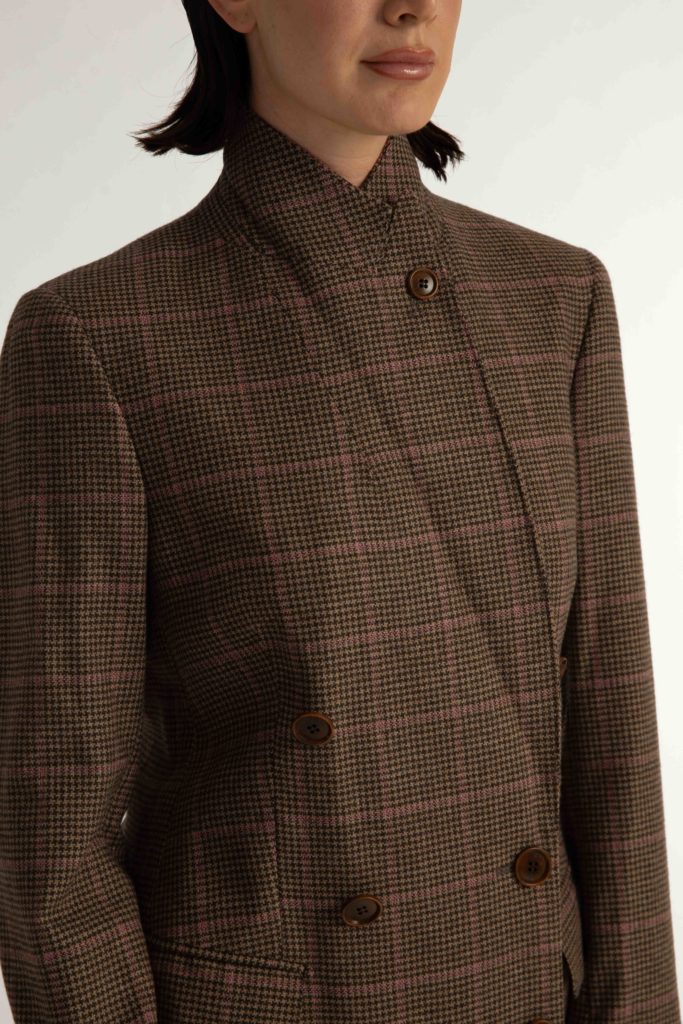 Stockholm Coat – Straight-cut long coat in brown28349