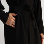 Laholm Dress – Oversized trench dress in black28264