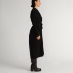 Laholm Dress – Oversized trench dress in black28261